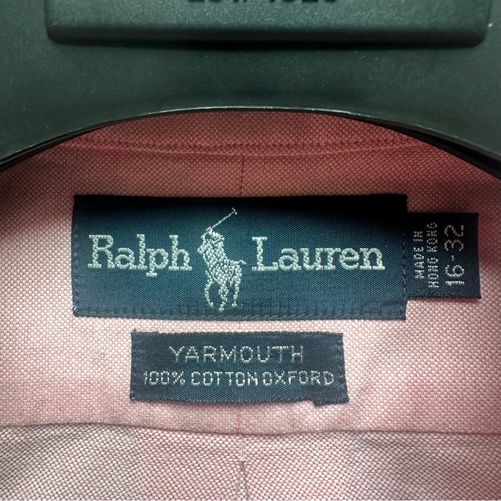 Ralph Lauren Pink Classic Yarmouth Button Down Shirt - Picture 4 of 6